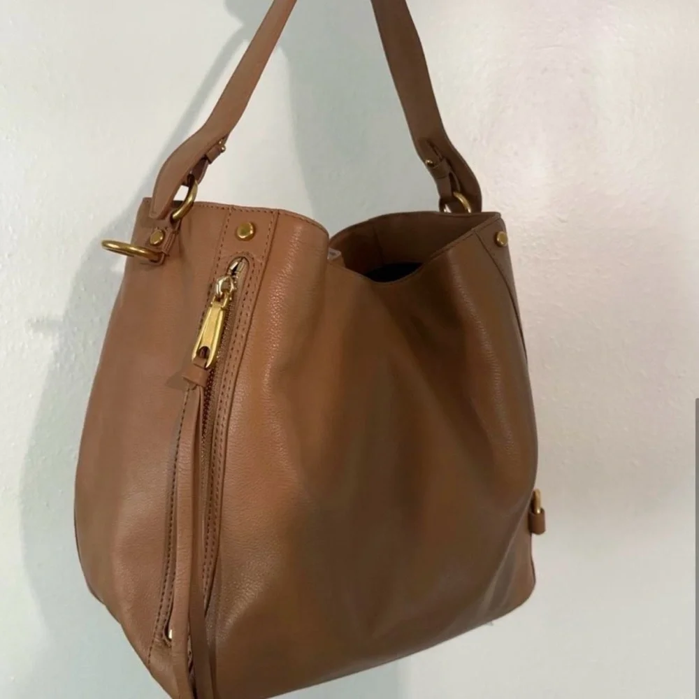 Rebecca Minkoff Leather Hobo Shoulder Bag in dune - Picture 4 of 4